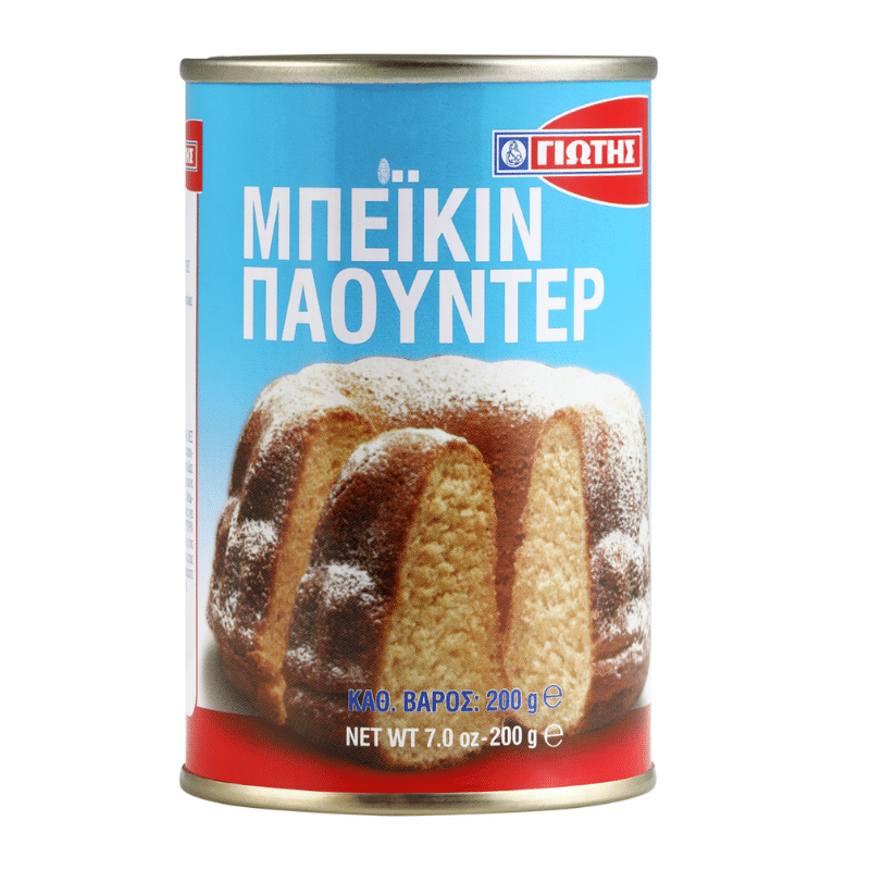 Backpulver in Dose (200g) Jotis von Jotis bei Araxxon  - Hochwertiges griechisches Produkt.   Backpulver in Dose (200g) Jotis από Jotis στο Araxxon  - Αυθεντικό ελληνικό προϊόν.